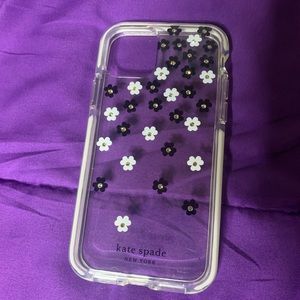 Black and white clear phone case brand new without tags